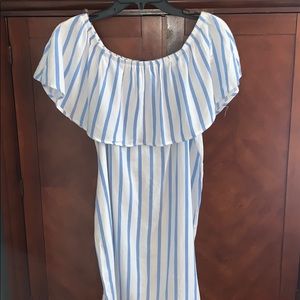 Nautical striped mini dress 💙